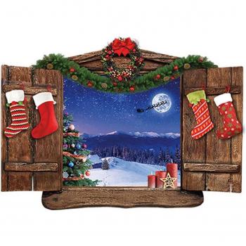 Pegatina decorativa 'Feliz Navidad' multicolor