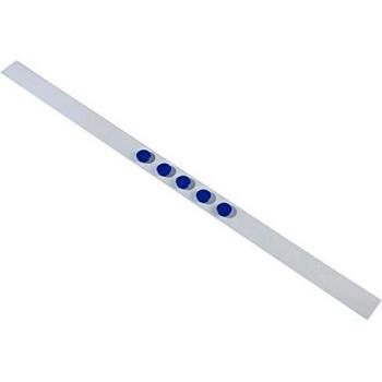 Wandlijst 100cm Desq met 5 magneten 32mm blauw
