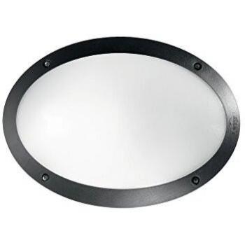 Lampada da parete applique per esterni maddi -1 AP1 nero ideal lux