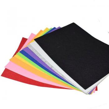 A4 10 Color Sticky Felt Sheets