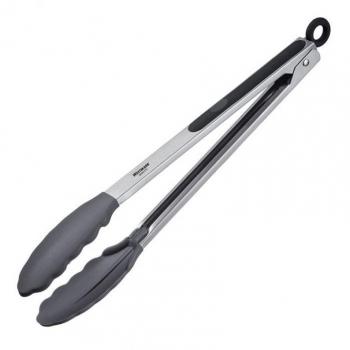 Pinzas de cocina multiuso Classic Silicone Westmark; 34x3.5x3.4 cm (LgxAnxAt); acero inoxidable/negro