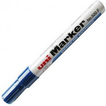 UNI Mitsubishi 520F: Marcador de Cabeza Redonda con Contenedor de Aceite