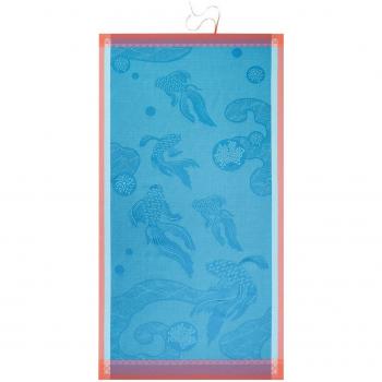 Serviette de plage Jacquard Océanique 100 x 200 cm