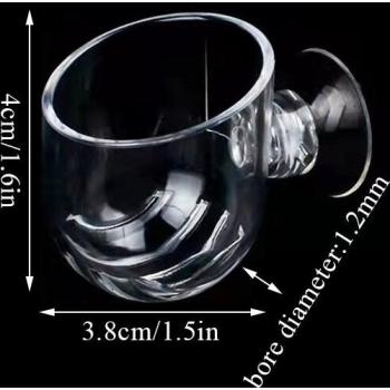 Small Insect Feeding Mini Crystal Aquarium Pot
