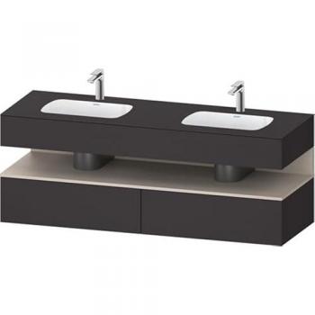 Lavabo Duravit Qatego Incastrato con Mobili Sotto Lavabo