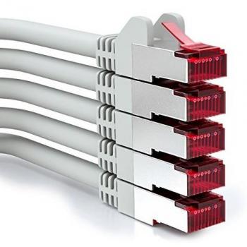 DeleyCON 5x2m CAT6 Gigabit Patchkabel S/FTP