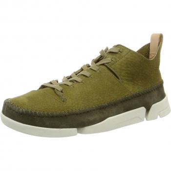 Clarks Originals Trigenic Flex, Scarpe da Ginnastica Basse Uomo, Verde (Forest Green), 46 EU