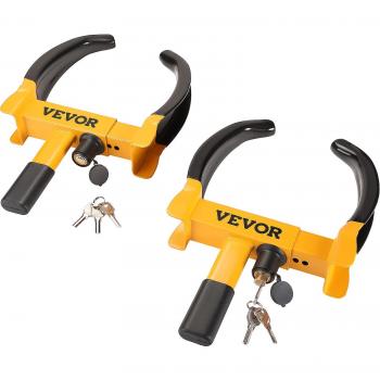 Vevor Sabot de roue antivol – Ensemble double, 18‑27 cm
