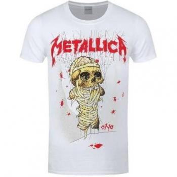 T-shirt Metallica Unisexe avec Imprimé One Landmine au Dos