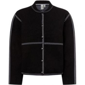 Y.A.S Strickjacke YASJENA Strickjacke mit langen Ärmeln