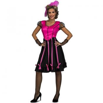 Costume My Other Me Saloon M/L (3 pezzi) TU trasparente per adulti