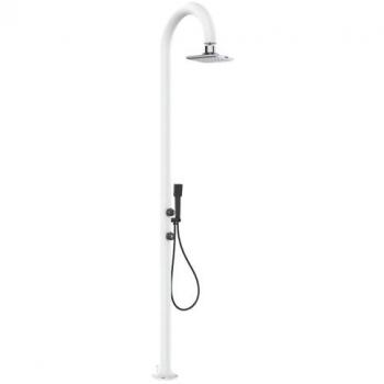 Douche à LED Sined Luna Aluminium Blanc