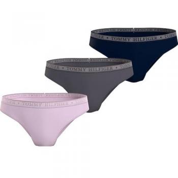 Braga Conjunto Rosa-Black-Gris Tommy Hilfiger – 3 piezas