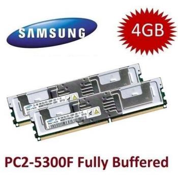 Mihatsch & Diewald/Samsung 4 GB Kit de 2 x 2 GB DDR2 667 MHz 240 pines PC2-5300 F con disipador de calor