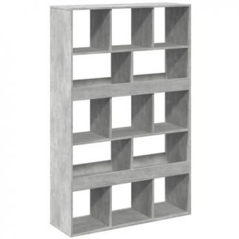Cloison décorative gris béton bois