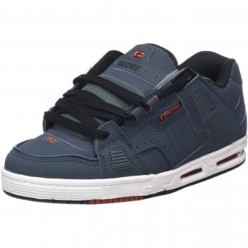 Globe Men's Sabre Skateboarding Shoes, Blue (Slate/Red), 9.5 UK