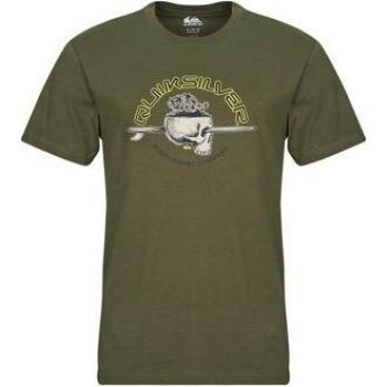 Quiksilver T‑shirt Skull Lines Short – Variante kaki