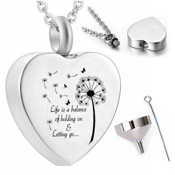 Souvenir crémation pendentif argent