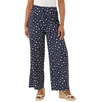 Roman Navy Stretch Trouser for Women, Petite Size 14