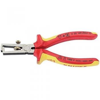 Knipex 11 08 160UKSBE VDE Fully Insulated Wire Stripping Pliers (160mm)