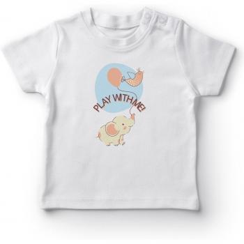 Chemise enfant Angemiel « Eleph-Bébé » en blanc
