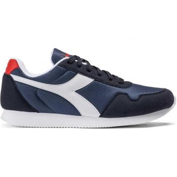 Diadora Simple Run Sportives Bleu-Rouge 44