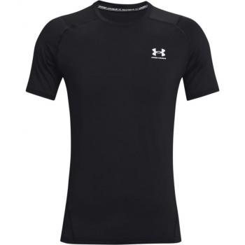 Manga Corta HeatGear Black S, Polo Deportivo Hombre
