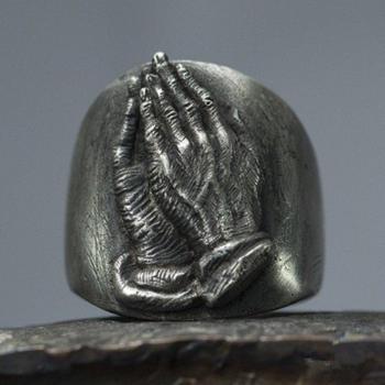 Bague Fête & Vierge Marie – 316L Acier Inoxydable Homme