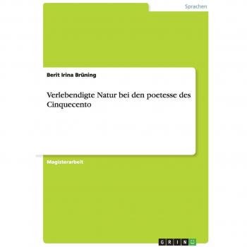Verlebendigte Natur bei den poetesse des Cinquecento