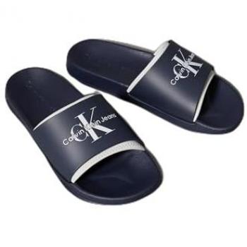 Calvin Klein Rubber Chanclas Azules para Hombre 44