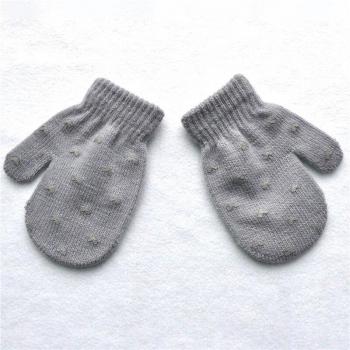 Guantes Infantiles Suaves con Diseño de Dot Star y Corazón