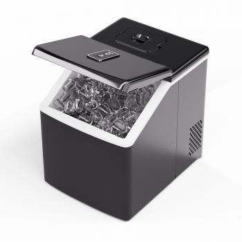 Klarstein Clearcube – Machine à glaçons inox 13 kg/24 h, Écran tactile