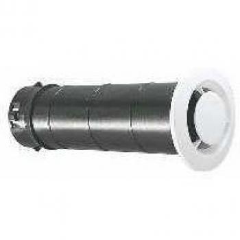 Bouche Extraction Plastique Ronde 125 Manchon Dalle