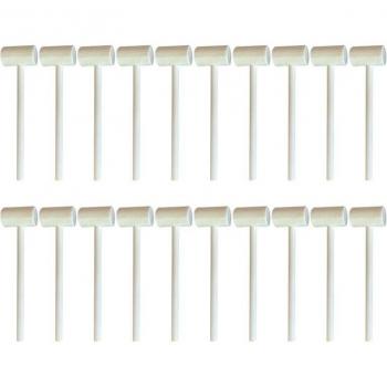 20pcs Baby Wood Mallets for Play
