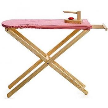 Egmont Mini‑Bügelset: Brett + Eisen in Rot-Weiß (71 cm)