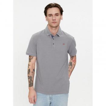 Napapijri Poloshirt „Eolanos“ 3 – Grauer Standard‑Fit (NP0A4GB3)