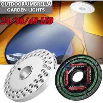 Camping-LED-Lampe für Pol und Regenschirm mit 24/36/48 LEDs