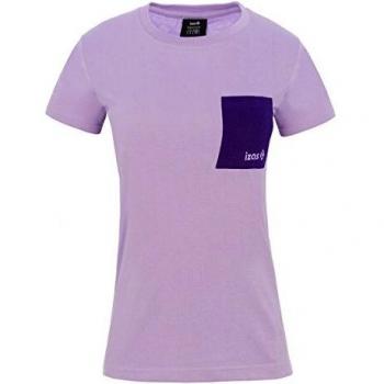 T-shirt IZAS Dakota Femme en Coton Lilas/Violet Foncé Taille L