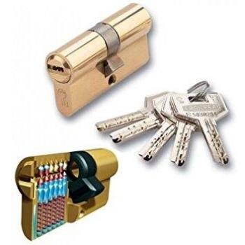 Ezcurra cilindro de seguridad níquel DS-15 40x30 R-15 antibumping