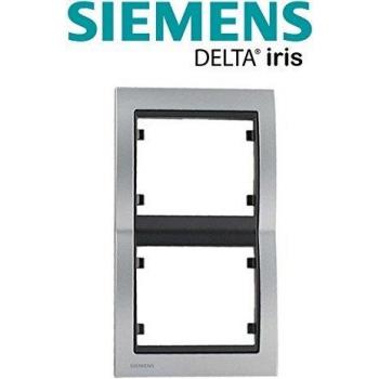 Plaque Double Verticale Delta IRIS en Aluminium SIEMENS