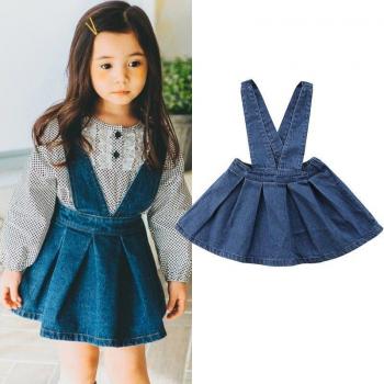 Citgeett Mädchen Tutu-Rock Denim für den Sommer