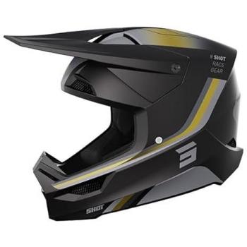 Cascos Shot Furious Aim S Negro y Oro