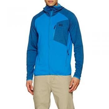 Seneca Tecno M Hoodie (Millet) – Warmes Outdoor-Fleece für Männer in Elektroblau