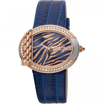 Just Cavalli Leather Strap Women's Watch JC1L111L0055