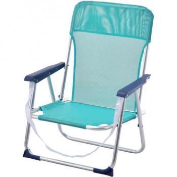 Silla Portátil de Aluminio 70cm, Fácil de Transportar