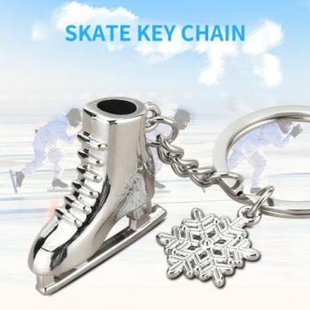 Porte-clés Winterspelen 2022, Klein Herinneringsitem, Sneeuwvlok Sleutelhanger, Zilveren Geschenk