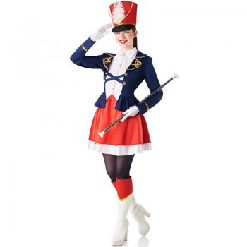 Disfraz de Majorette mujer tricolor
