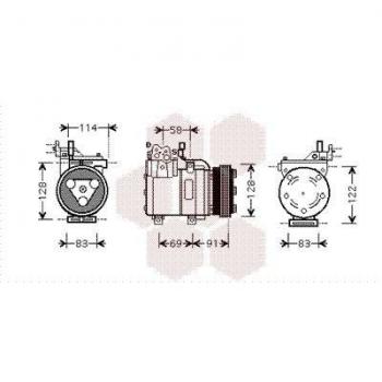 ICR 1.6HCC HVAC Compressor 8200K196