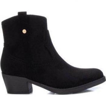 XTI 142039 Botines de mujer negro en piel vegana