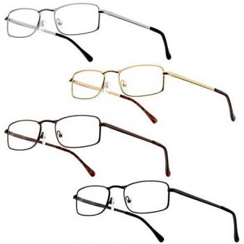 UrbanSky Jim Lesebrille 4er‑Kollektion – Unterschiedliche Dioptrien